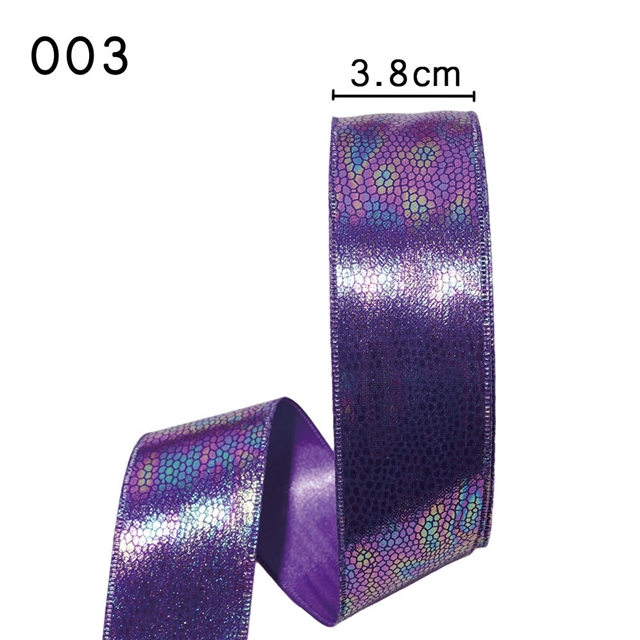 polyester colorful hot stamping gold snake patterned fabric composite color Ding woven tape