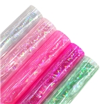 0.5mm colorful pvc transparent film faux leather 
