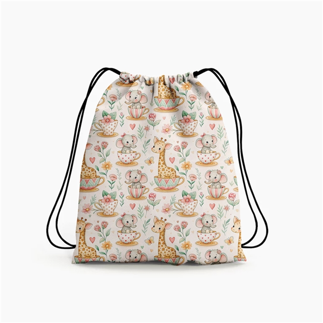 polyester cotton animal series polyester cotton fabric set (4 pcs/set)