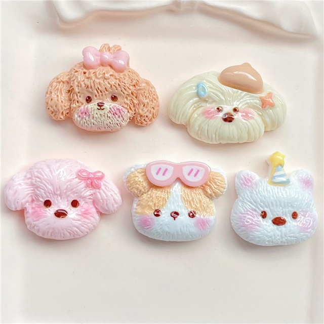 resin Simulated puppy 3d resin accessories
