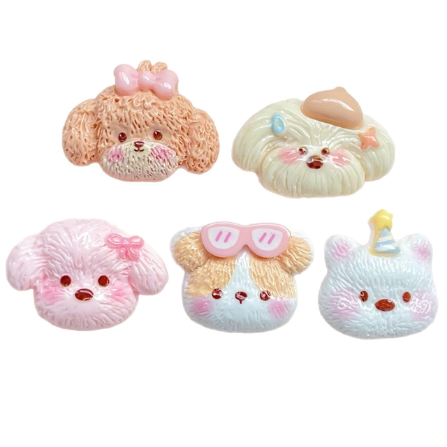 resin Simulated puppy 3d resin accessories