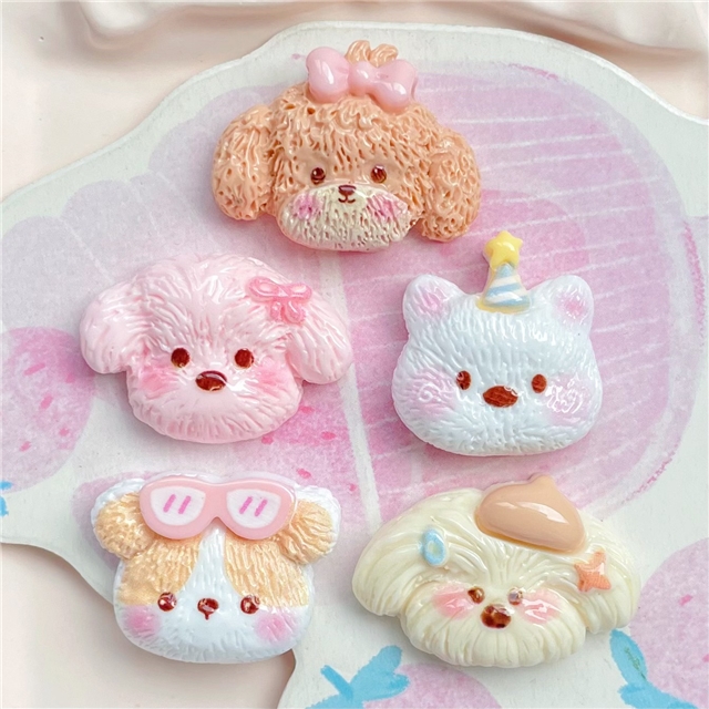 resin Simulated puppy 3d resin accessories
