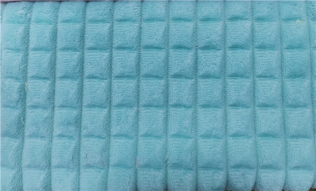 plain striped cut square velvet fabric