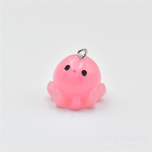 plastic/resin marine animal resin pendant 18#