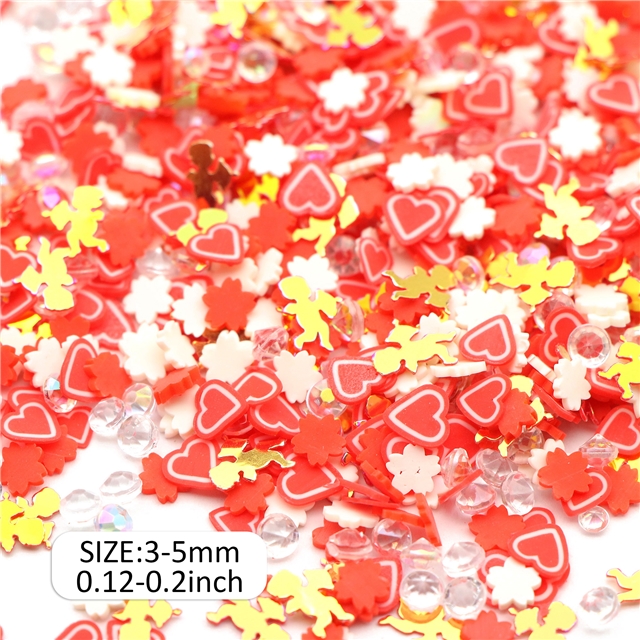 mixed bead soft glue packaging filler 6#,10g/pack