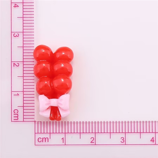 plastic/resin cartoon glossy christmas 3d resin accessories