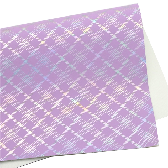 synthetic leather iridescent hot silver grid faux leather