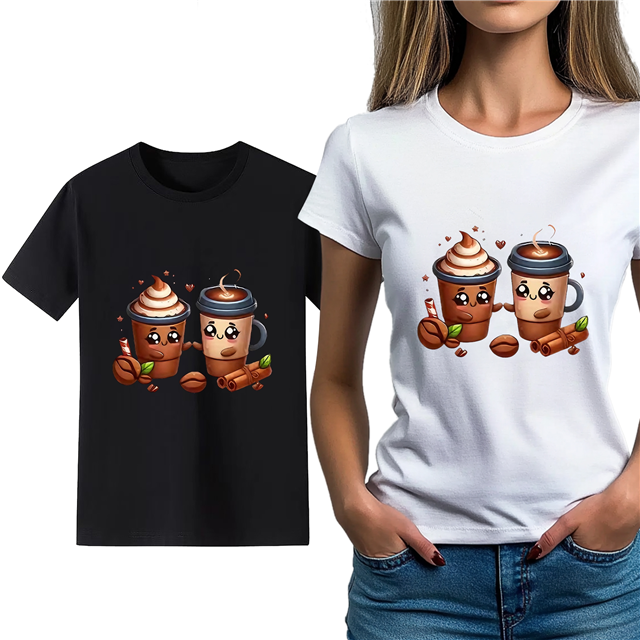 cotton Iron On Transfer Stickers and T-shirts