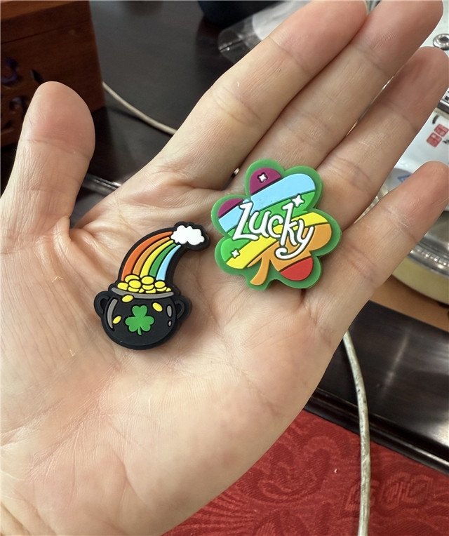 silicone st patricks silicone beads