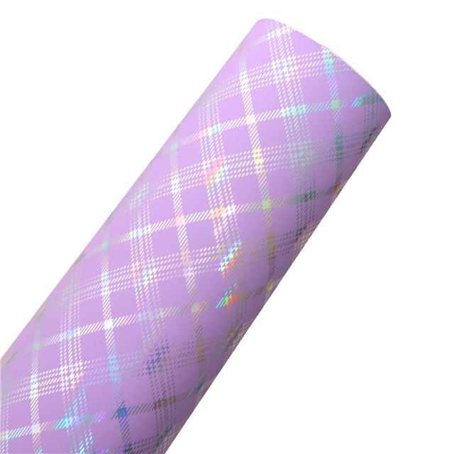 synthetic leather iridescent hot silver grid faux leather