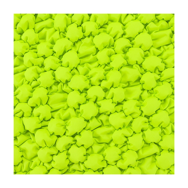 100% polyester three dimensional flower with cotton cloth