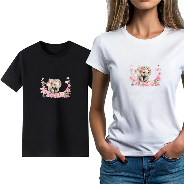 cotton Iron On Transfer Stickers and T-shirts