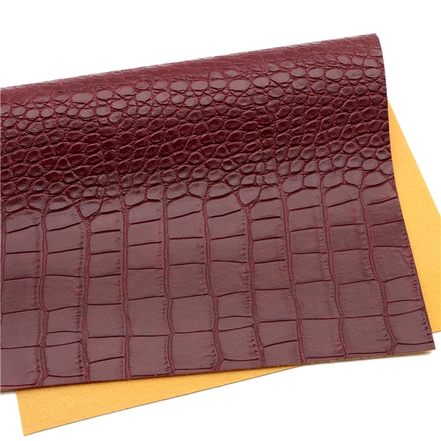 synthetic leather Embossed texture sliced crocodile leather 20*33cm(7.9*13