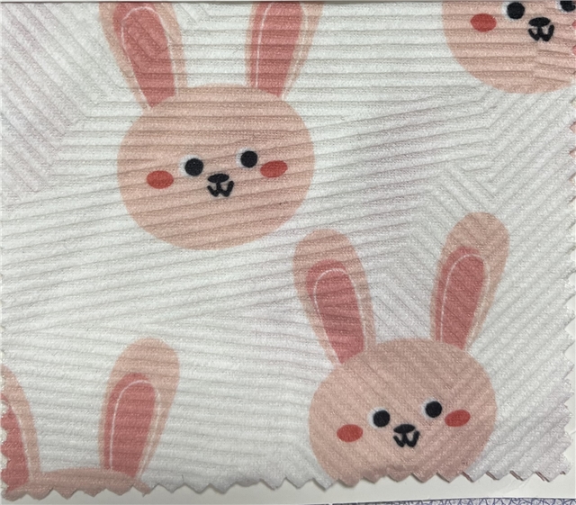 rabbit corduroy ribbed fabric