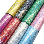 0.7mm laser rose mirror PVC synthetic leather