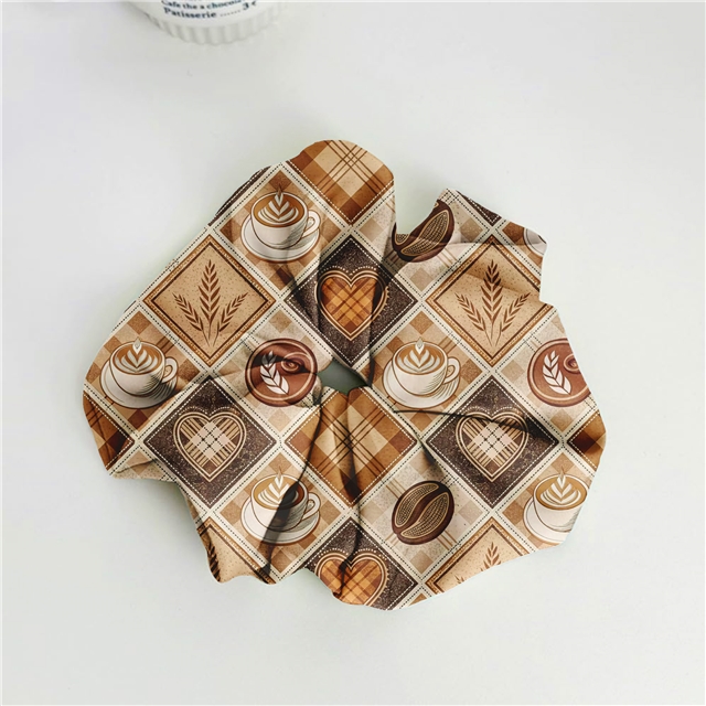 polyester cotton coffee series polyester cotton fabric set (4 pcs/set)
