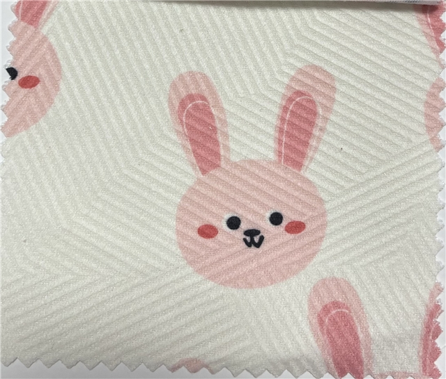 rabbit corduroy ribbed fabric