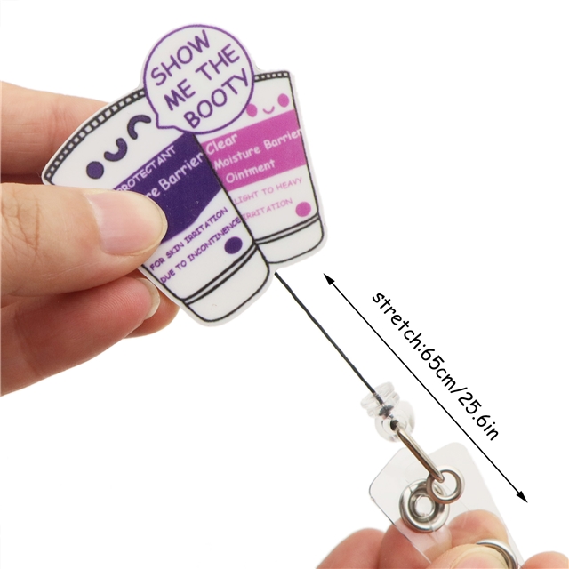 acrylic+plastic acrylic easy pull retractable buckle