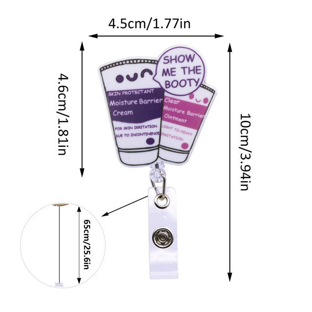 acrylic+plastic acrylic easy pull retractable buckle