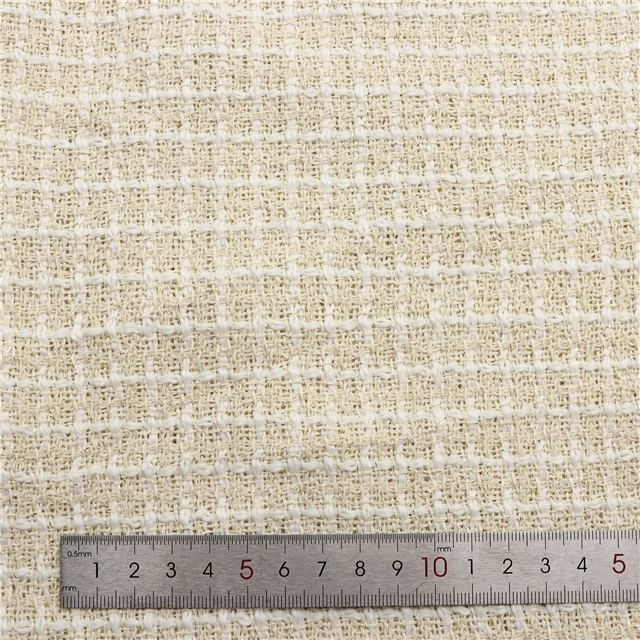 golden thread woolen woven small fragrant fabric