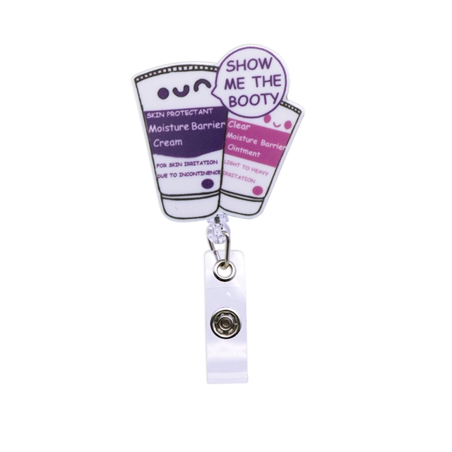 acrylic+plastic acrylic easy pull retractable buckle