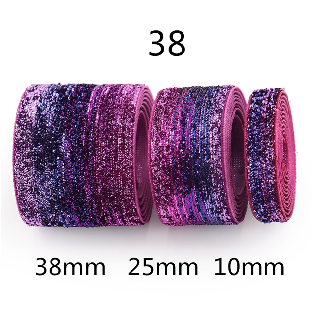 gradient scallion velvet belt