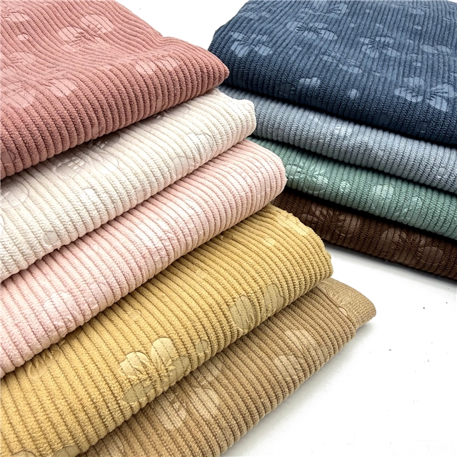 plain embossed corduroy fabric dusty pink,50*150cm(19.7*59.1