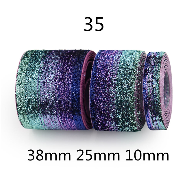 gradient scallion velvet belt