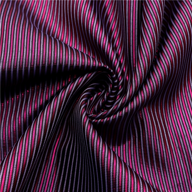 Fine colored striped bright Metallic Embroidery Threads fabric