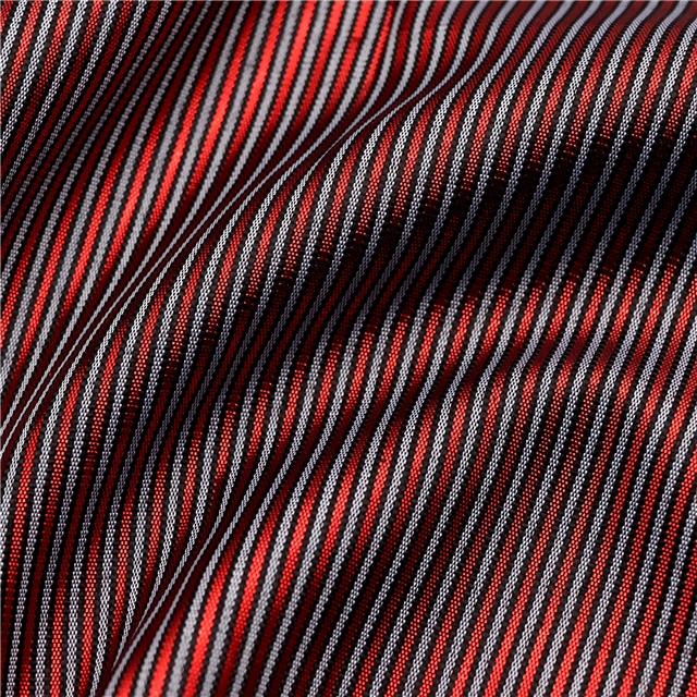 Fine colored striped bright Metallic Embroidery Threads fabric