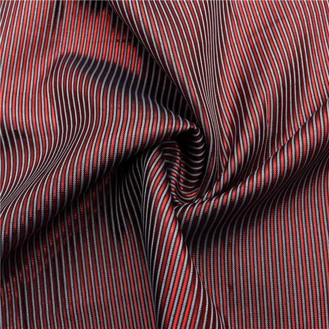 Fine colored striped bright Metallic Embroidery Threads fabric
