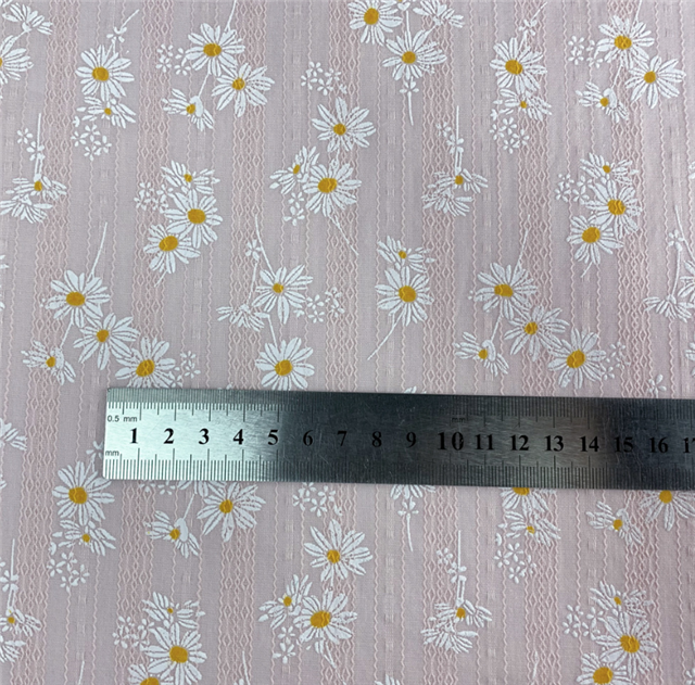 pure cotton offset printing daisy fabric