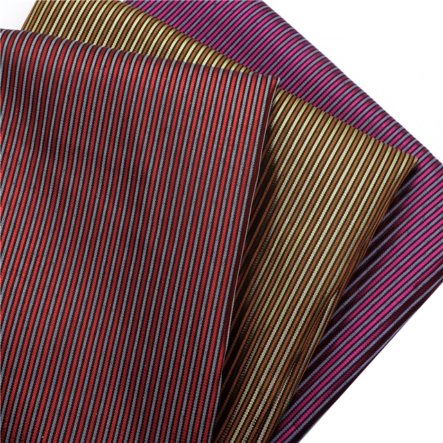 Fine colored striped bright Metallic Embroidery Threads fabric