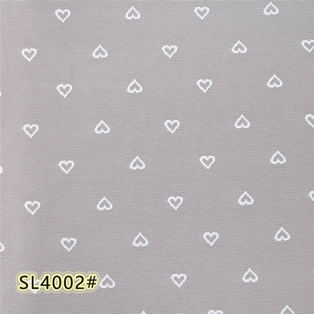 92% brocade and 8% spandex cute peach heart elastic white lace jacquard mesh fabric
