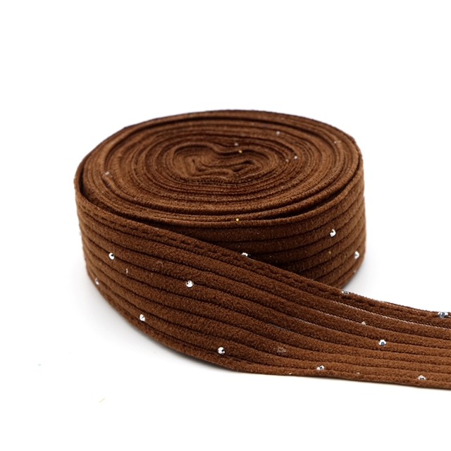 plain hotfix rhinestone corduroy tape