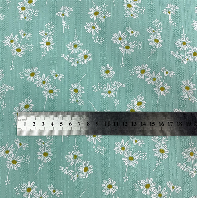pure cotton offset printing daisy fabric