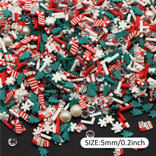 Christmas series soft ceramic slice packaging filler 34#