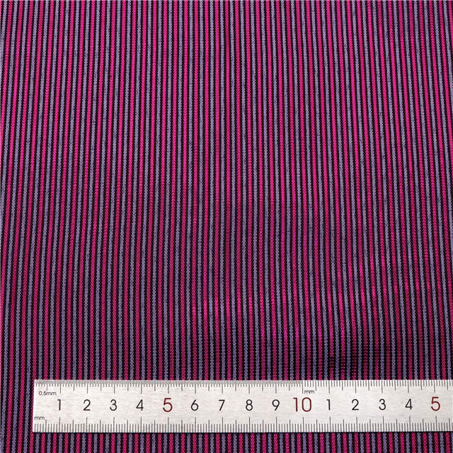Fine colored striped bright Metallic Embroidery Threads fabric
