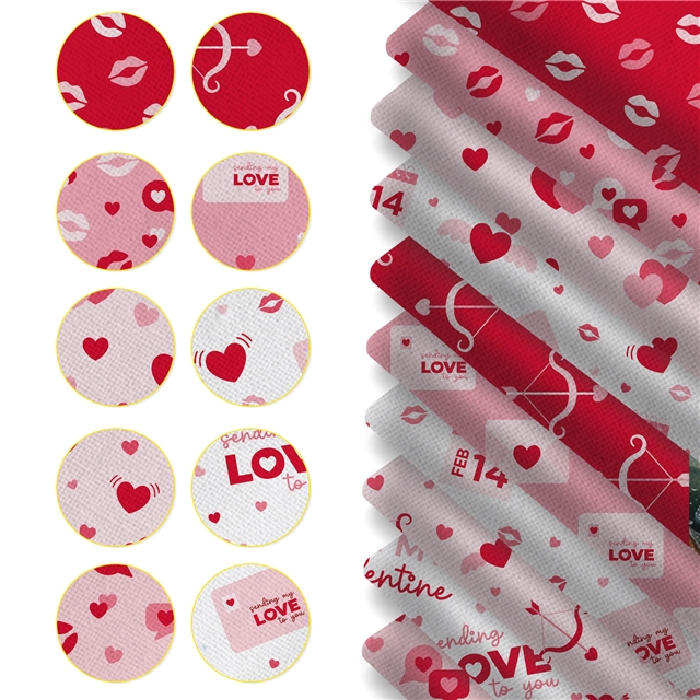 polyester cotton valentine