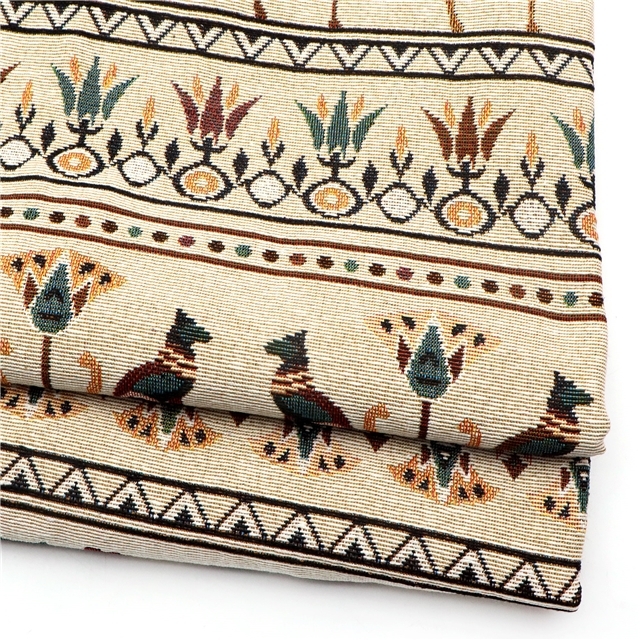 puppy polyester cotton yarn dyed jacquard fabric