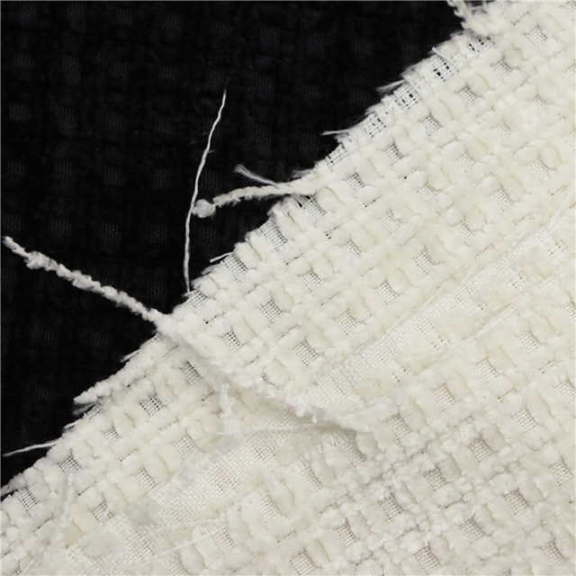plain chenille waffle fabric