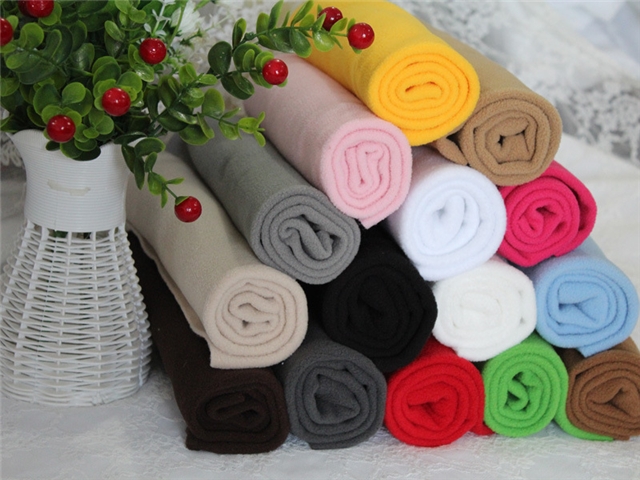 185g fleece double-sided velvet fabric