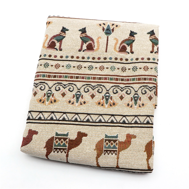 puppy polyester cotton yarn dyed jacquard fabric