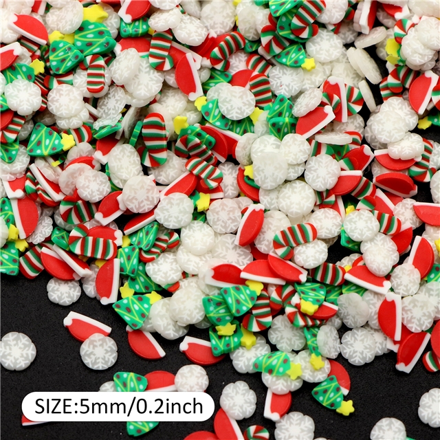 Christmas series soft ceramic slice packaging filler 45#