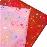 colourful gold hot stamping snake pattern pentagram short plush fabric