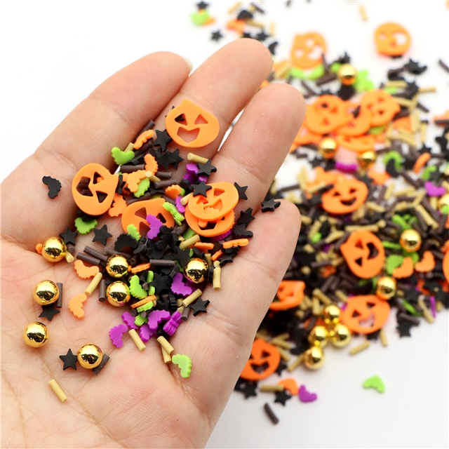 Halloween series soft ceramic slice packaging filler
