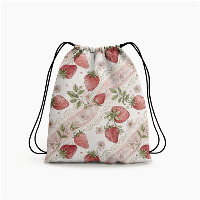 polyester cotton bow fruit series polyester cotton fabric set (4 pcs/set)