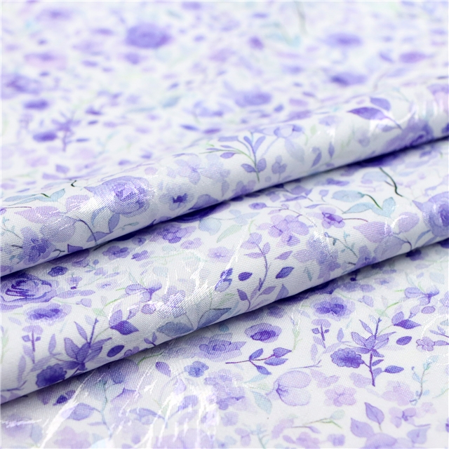 leaf and flower jacquard fabric