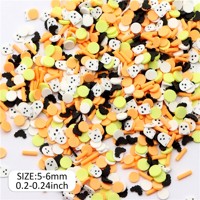 Halloween series soft ceramic slice packaging filler 7#