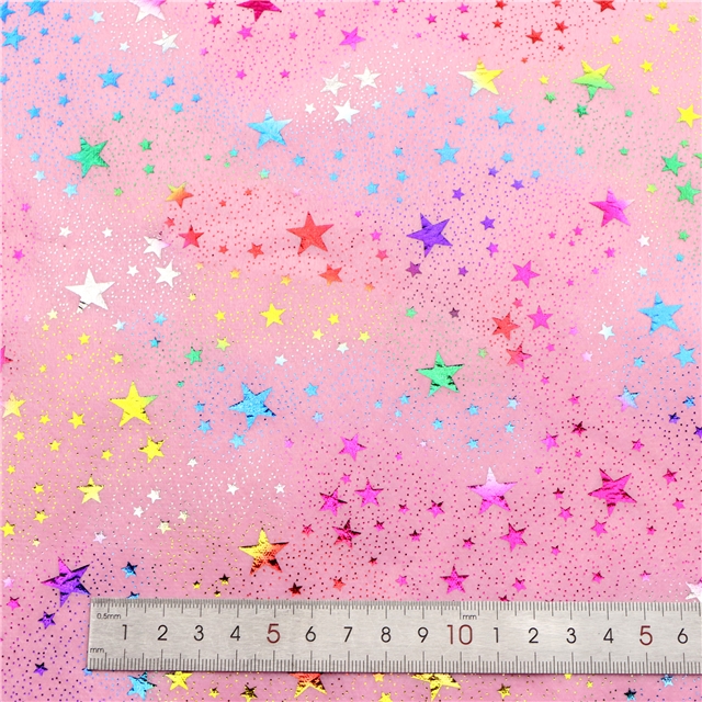 colourful gold hot stamping snake pattern pentagram short plush fabric